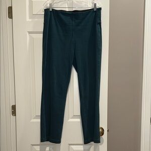 Lysse Dark Green Straight-Leg Pants - XL